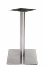 Standard Height - Stainless Steel Square Base