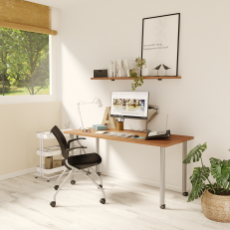24” x 60” Home Office Computer Desk and Chair  | Legs&Bases
