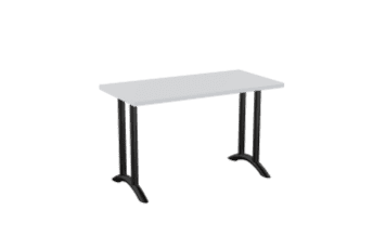 Standard Height - Arched Dual Column Table Leg | Legs&Bases