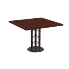 Bar Height - Triangular Base with Floor Plate | Legs&Bases